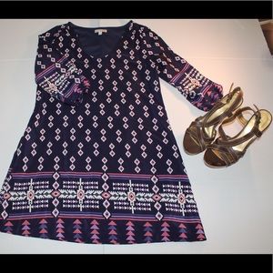 Gianni Bini mid sleeve dress with pockets! S